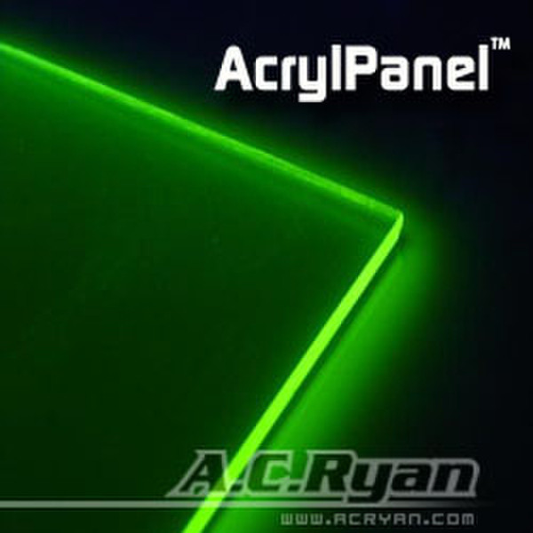 AC Ryan AcrylPanel - 3mm / 480x480mm UVGreen
