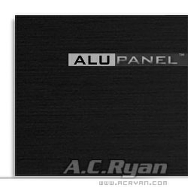 AC Ryan AluPanel - 1mm / 500x500mm Brushed Anodized Black