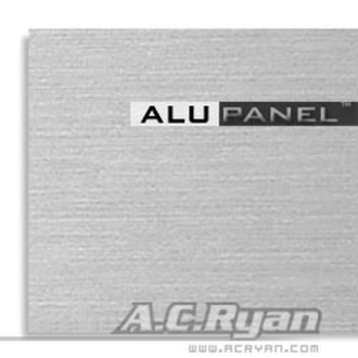 AC Ryan AluPanel - 2mm / 500x500mm Brushed Anodized Silver