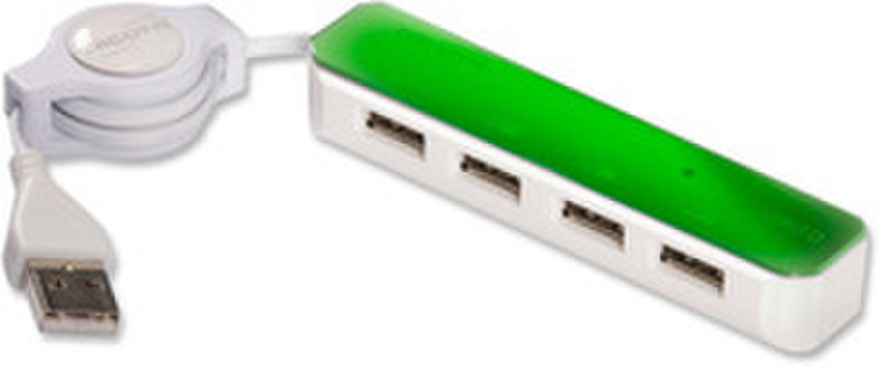 Dicota Branch Mini 480Мбит/с Зеленый хаб-разветвитель