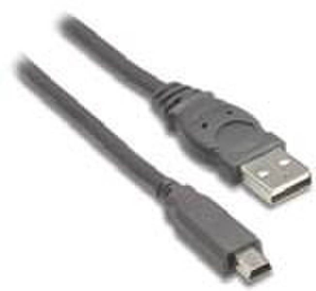 V7 Cable USB A/USB mini-B, 2m 2м USB A Mini-USB B Серый кабель USB