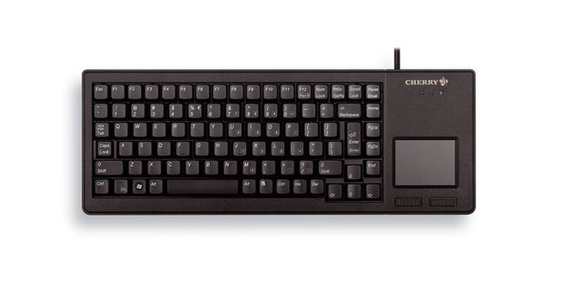 Cherry XS Touchpad PS/2 QWERTY German Black keyboard
