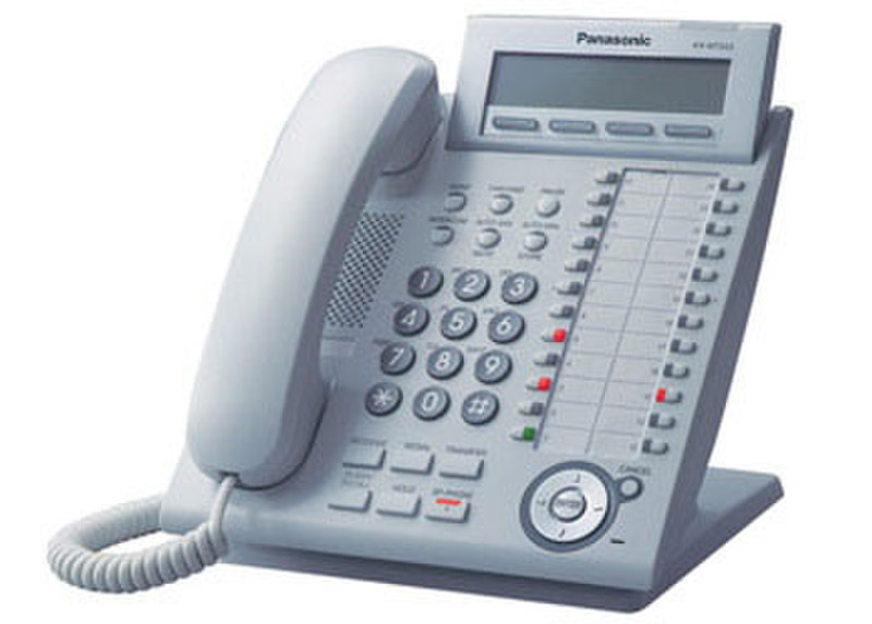 Panasonic KX-NT343X Kabelgebundenes Mobilteil 3Zeilen LCD Weiß IP-Telefon
