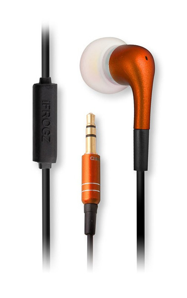 ifrogz EarPollution Luxe Bud Binaural im Ohr Orange