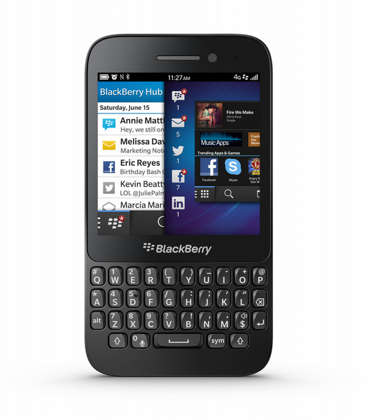 BlackBerry Q5 4G 8ГБ Черный