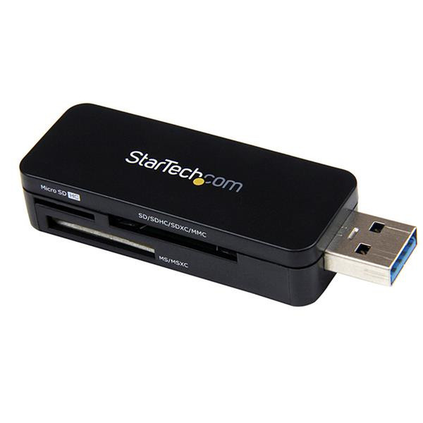 StarTech.com USB 3.0 External Flash Multi Media Memory Card Reader - SDHC MicroSD card reader