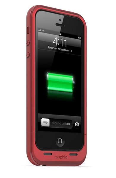 Mophie Juice Pack Plus f/ iPhone 5 Cover Red