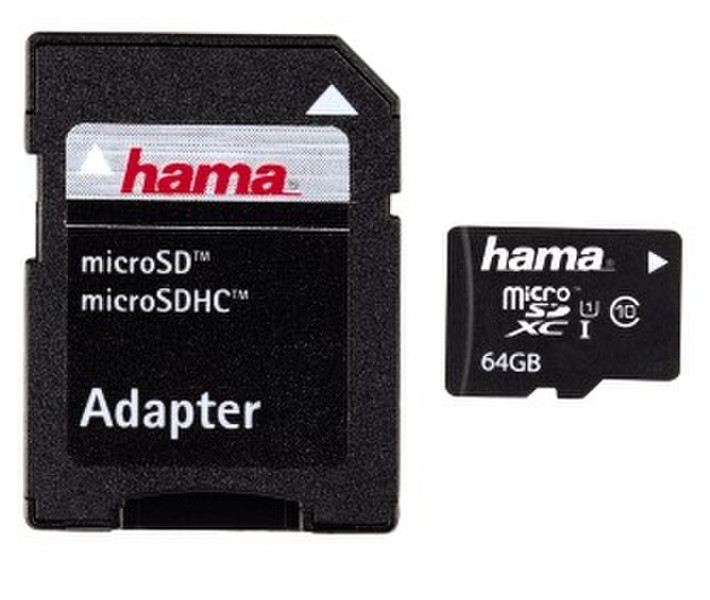 Hama 64GB microSDXC 64GB MicroSDXC Class 10 memory card