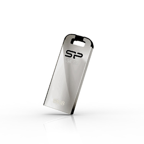 Silicon Power Jewel J10 64GB 64GB USB 3.0 (3.1 Gen 1) Typ A Silber USB-Stick