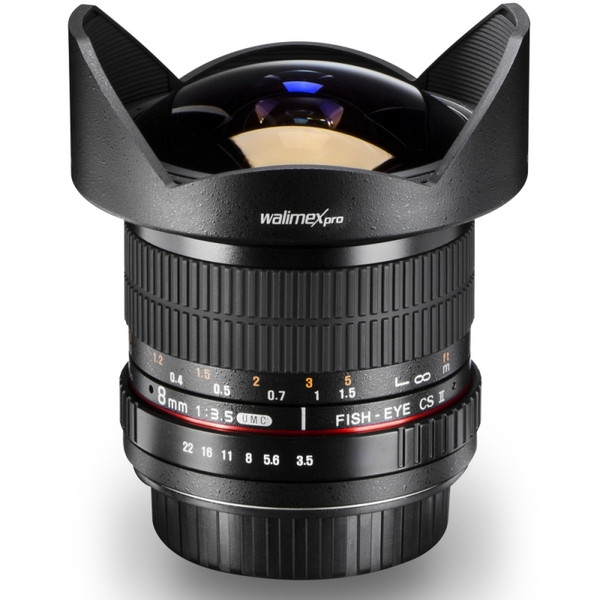 Walimex pro 8/3.5 Fish-Eye II CSC SLR Черный