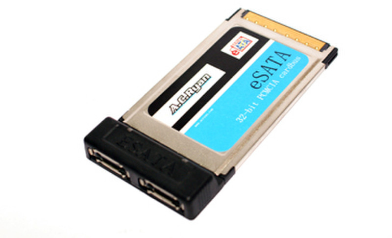AC Ryan eSATA PCMCIA + AluBox Kit [eSATA] SATA2 eSATA Schnittstellenkarte/Adapter