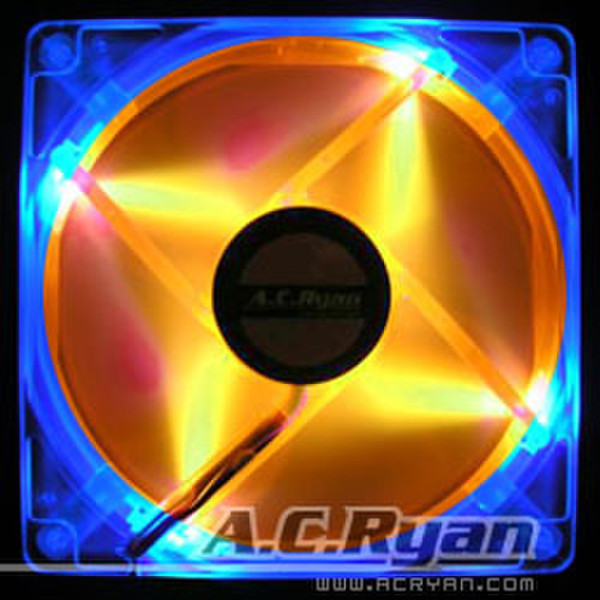 AC Ryan Blackfire4 UV LEDFan - 92mm UVBlue-Orange / 4x UV LED - ACR-BF8898