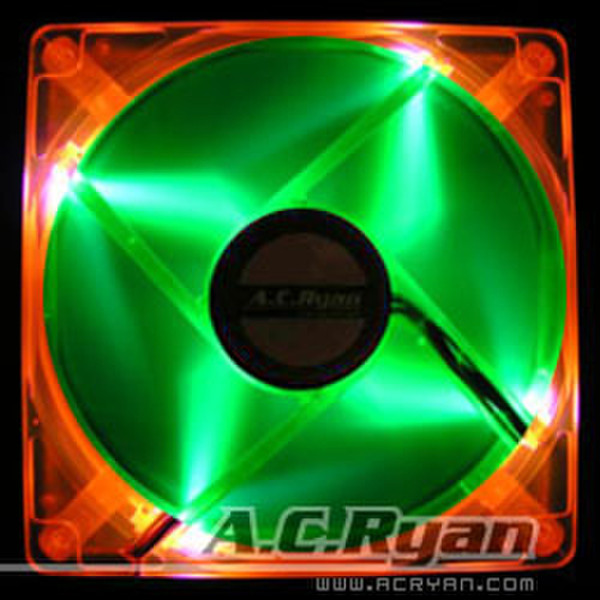 AC Ryan Blackfire4 UV LEDFan - 80mm UVOrange-Green / 4x UV LED - ACR-BF8843