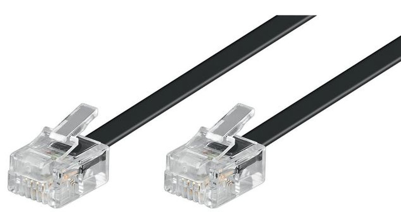 1aTTack 7503188 6m Transparent,Black telephony cable