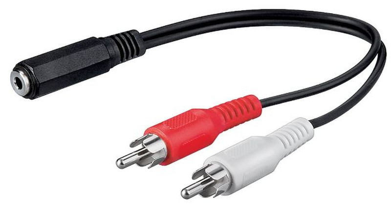 1aTTack 7504428 1.5m 3.5mm 2 x RCA Black,Red,White