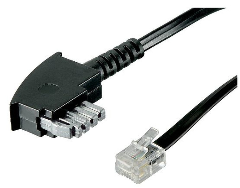 1aTTack 15m TAE-N/RJ11 15m Black telephony cable