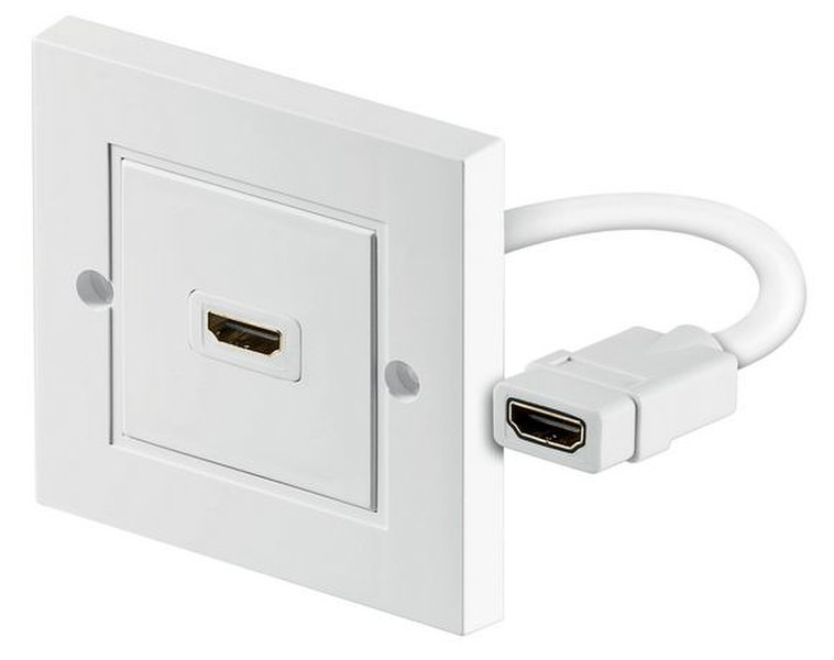 1aTTack 7517228 HDMI White socket-outlet