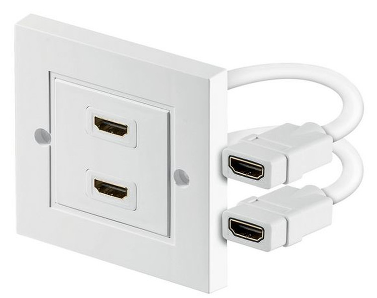 1aTTack 7517238 HDMI White socket-outlet