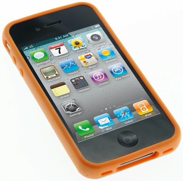 Kondor PXIP4WOR Cover case Orange,Transparent Handy-Schutzhülle