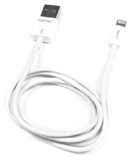 Approx appC03 1м USB A Lightning Белый
