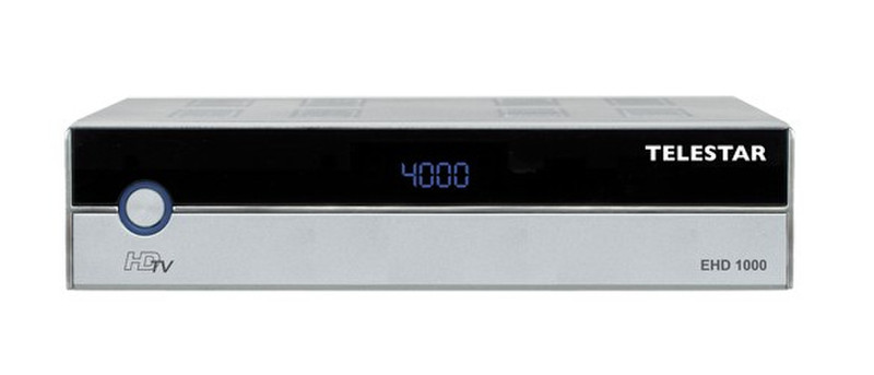 Telestar EHD 1000 Satellite Black,Silver TV set-top box