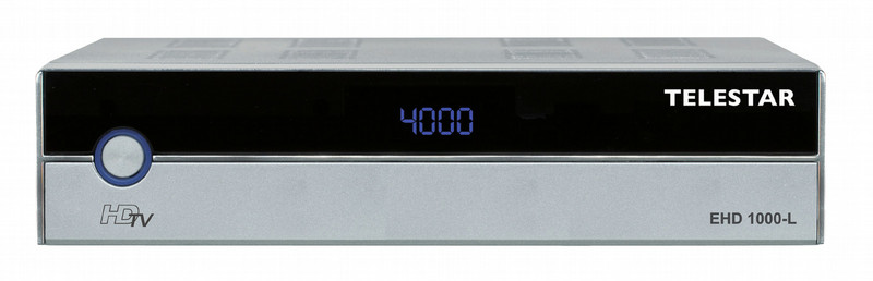 Telestar EHD 1000-L Satellit Full-HD Schwarz, Silber TV Set-Top-Box