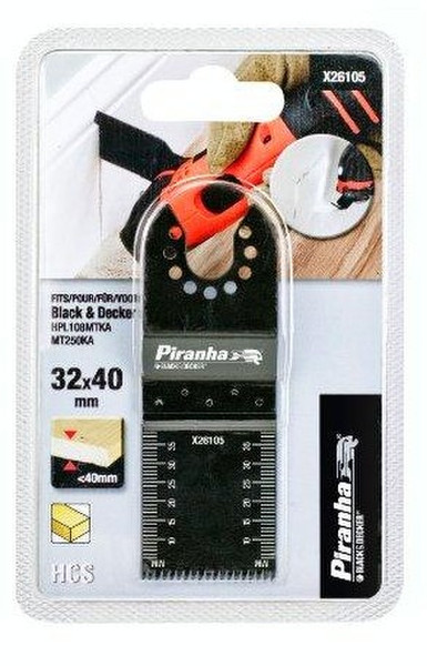 Black & Decker X26105 Jigsaw blade Hartstahl (HCS) Sägeblatt für Stichsägen, Laubsägen & elektrische Sägen