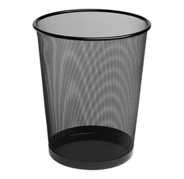 Rolodex 22351 Round Black trash can