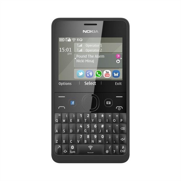 Nokia Asha 210 Черный