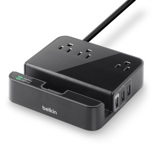 Belkin B2B078-05-BLK 1AC-Ausgänge Schwarz Spannungsschutz