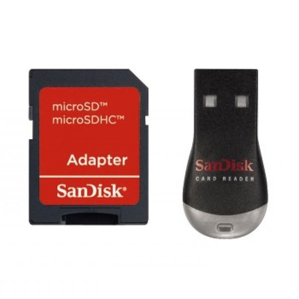 Sandisk MobileMate Duo USB 2.0 Black,Red card reader