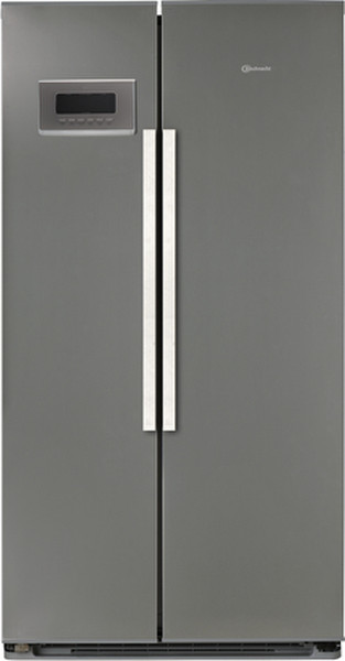 Bauknecht KSN 505 BIO A++ IL freestanding 542L A++ Stainless steel side-by-side refrigerator