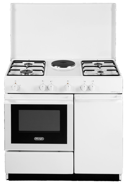 DeLonghi SEW 8541 Отдельностоящий Combi hob B Белый кухонная плита