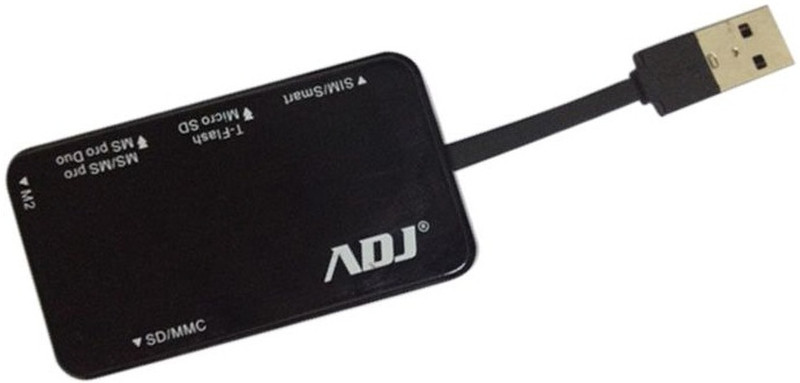 Adj 141-00004 USB 2.0 Черный устройство для чтения карт флэш-памяти
