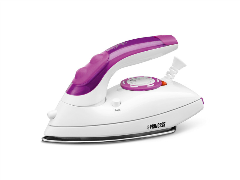 Princess 322200 Dry & Steam iron Stainless Steel soleplate 1000W Purple,White iron
