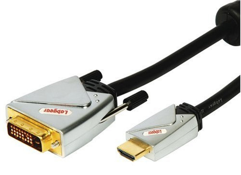 Philex 10M HDMI - DVI 10м HDMI DVI-D Черный, Cеребряный