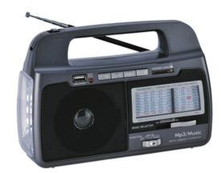 Supersonic SC-1082 Tragbar Grau Radio