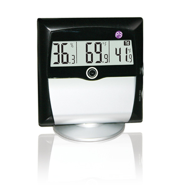 P3 International P0270 Для помещений Electronic hygrometer Черный, Белый