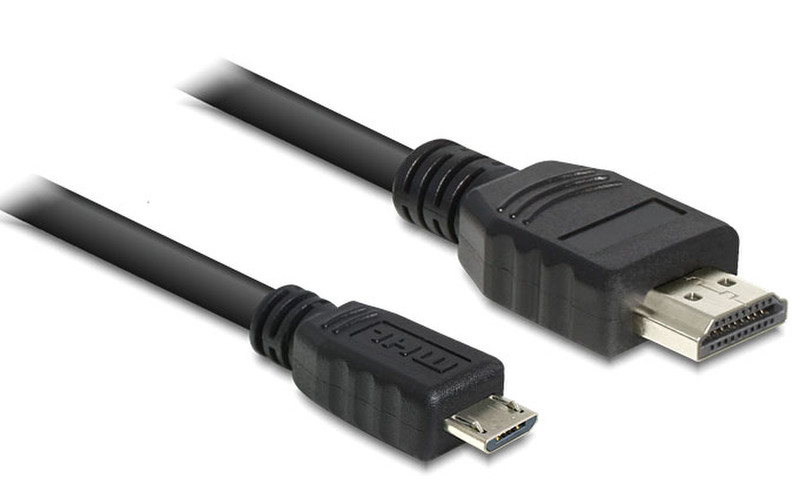 DeLOCK 83295 1m Micro-USB HDMI Schwarz Videokabel-Adapter