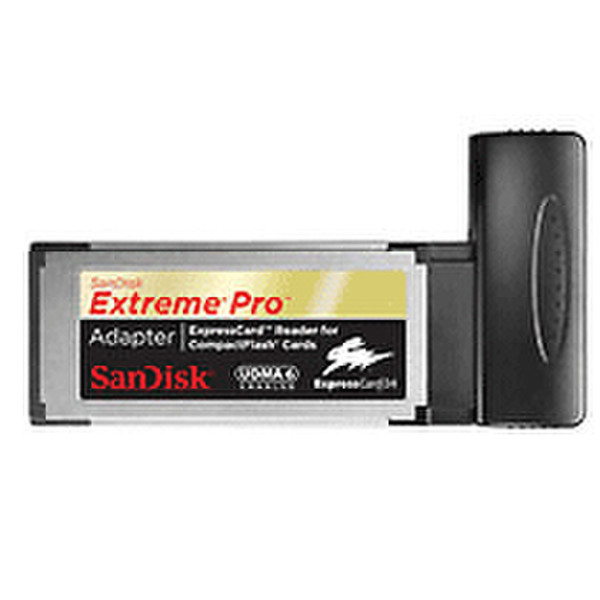 Sandisk Extreme Pro ExpressCard Internal ExpressCard Black card reader