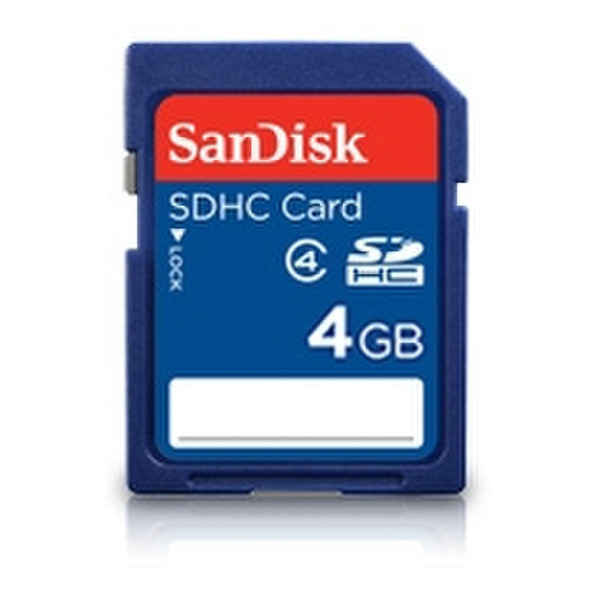 Sandisk SDHC 4GB 4GB SDHC Class 4 memory card