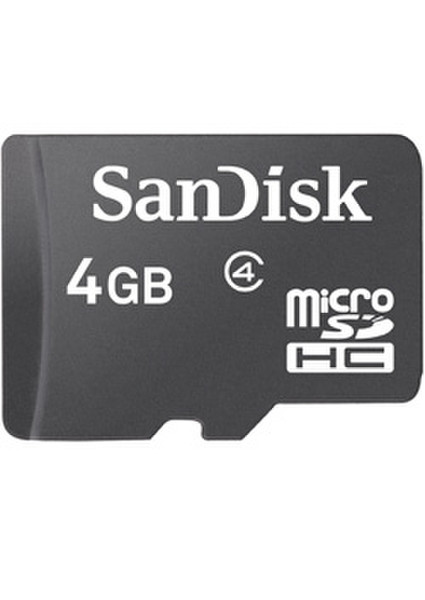 Sandisk microSDHC 4GB 4ГБ MicroSDHC Class 4 карта памяти