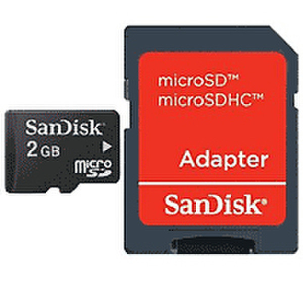 Sandisk microSD 2GB 2ГБ MicroSDHC карта памяти