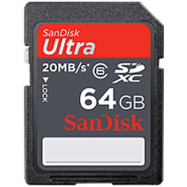 Sandisk Ultra SDXC 64GB 64ГБ SDXC Class 6 карта памяти