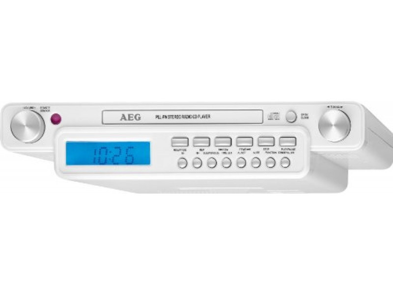 AEG KRC 4355 CD Digital White CD radio