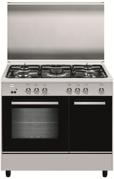 Glem AR96TIF3 Freestanding Gas hob Stainless steel cooker