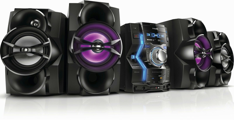 Philips FWT6600/55 Mini set 1100W Black home audio set