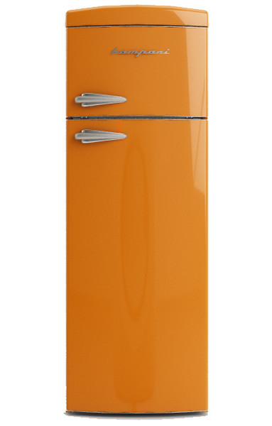 Bompani BODP281/A freestanding 311L A+ Orange fridge-freezer