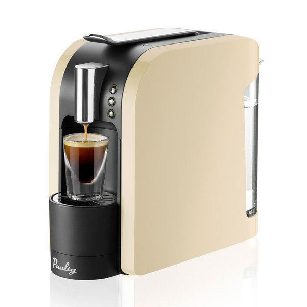 Paulig Cupsolo freestanding Manual Pod coffee machine 1L Cream