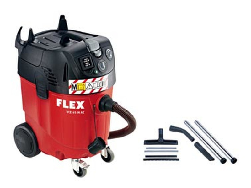 Flex VCE 45 M AC Drum vacuum cleaner 1380, 2200W Black,Red